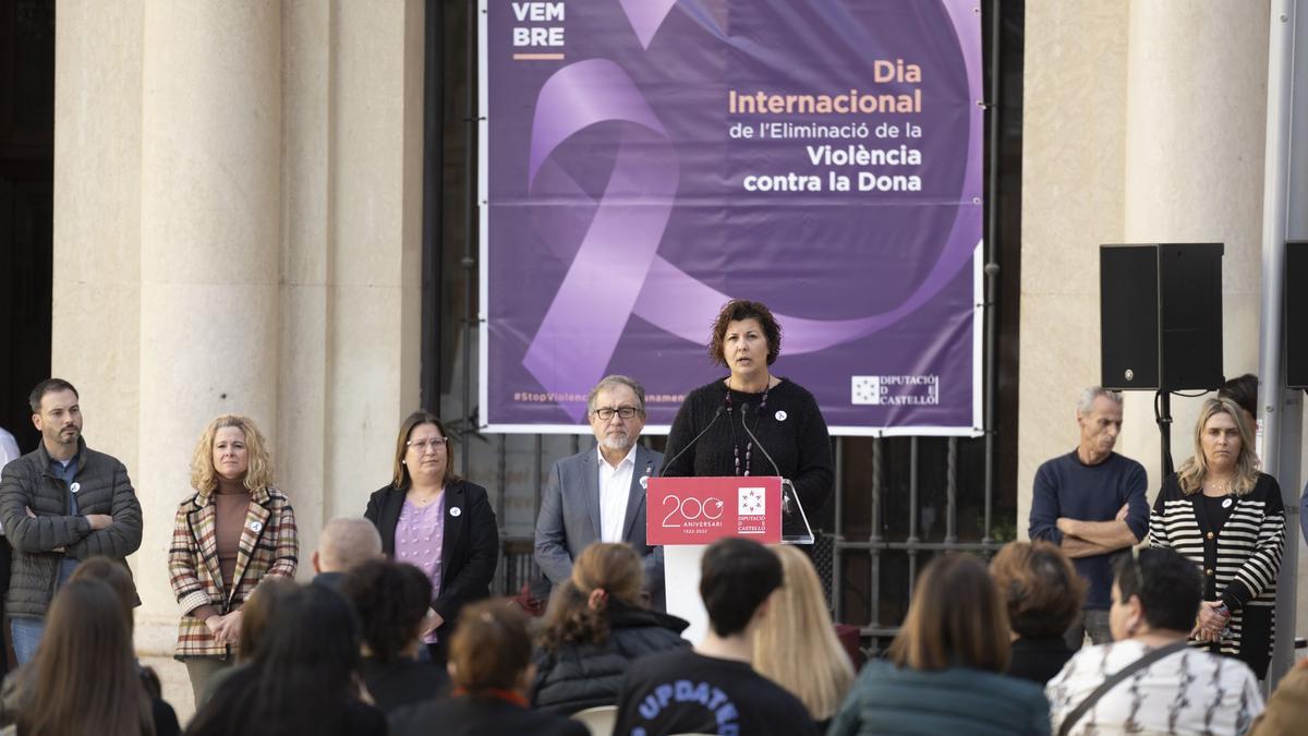 Acto institucional en Diputación en el Día contra la violencia de género