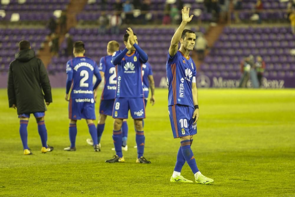 El partido entre el Valladolid y el Real Oviedo, en imágenes