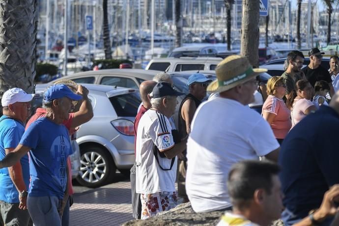 21-09-19 DEPORTES. BAHIA DEL PUERTO. LAS PALMAS DE GRAN CANARIA. Vela latina. Desempate Guanche-Tomás Morales por el título del Campeonato. Fotos: Juan Castro.  | 21/09/2019 | Fotógrafo: Juan Carlos Castro