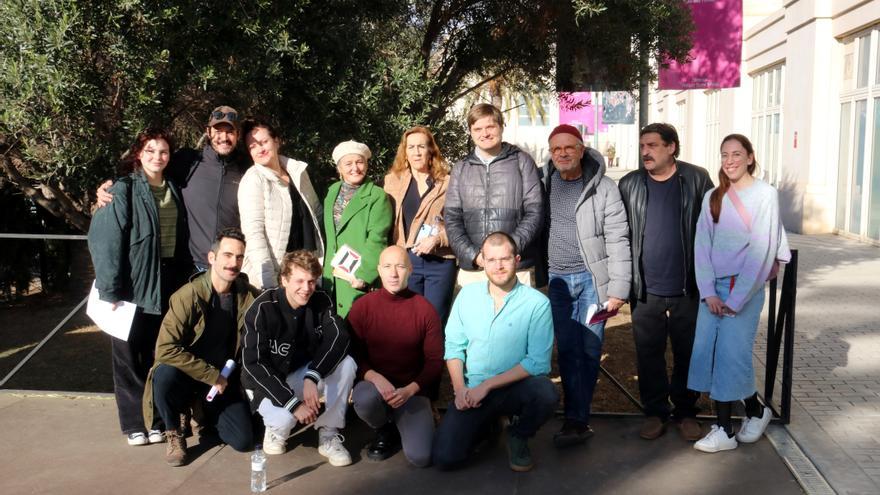 Foto de família de l'espectacle 'Andorra'