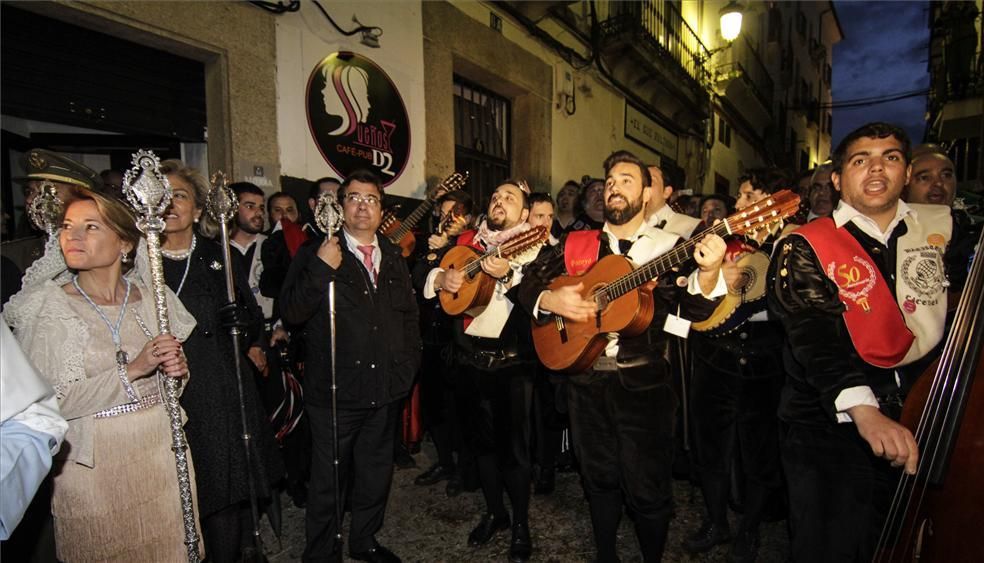 La bajada de la patrona de Cáceres en imágenes