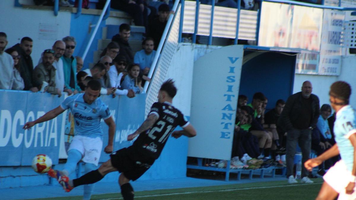 Un lance del Coria-Socuéllamos de la pasada jornada.
