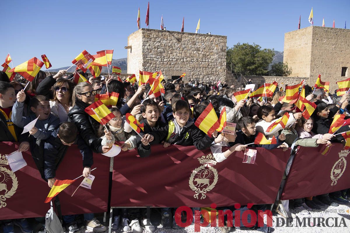 Visita de los reyes de España a Caravaca (explanada de la Basílica)