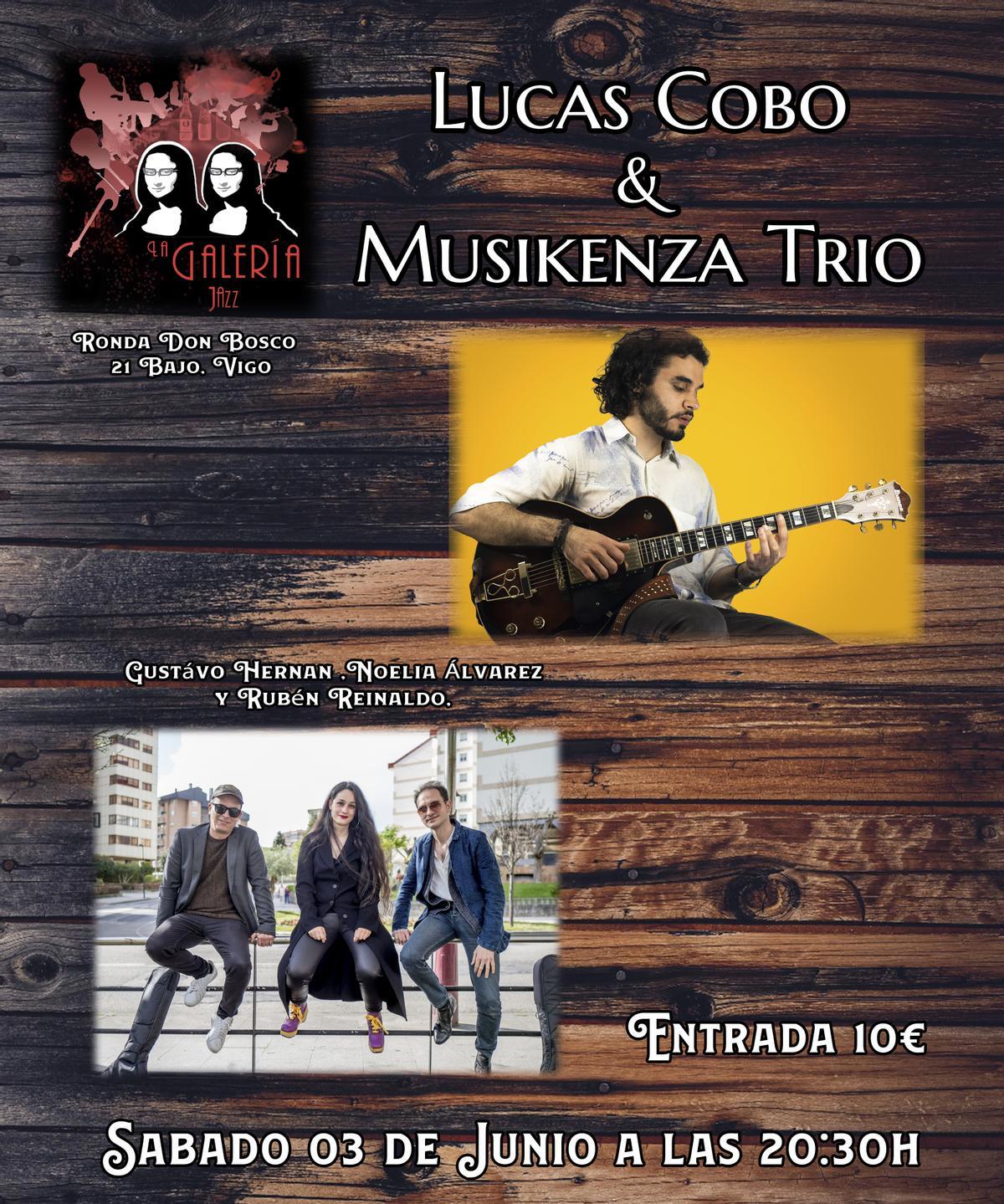 Cartel Lucas Cobo y Musikenza