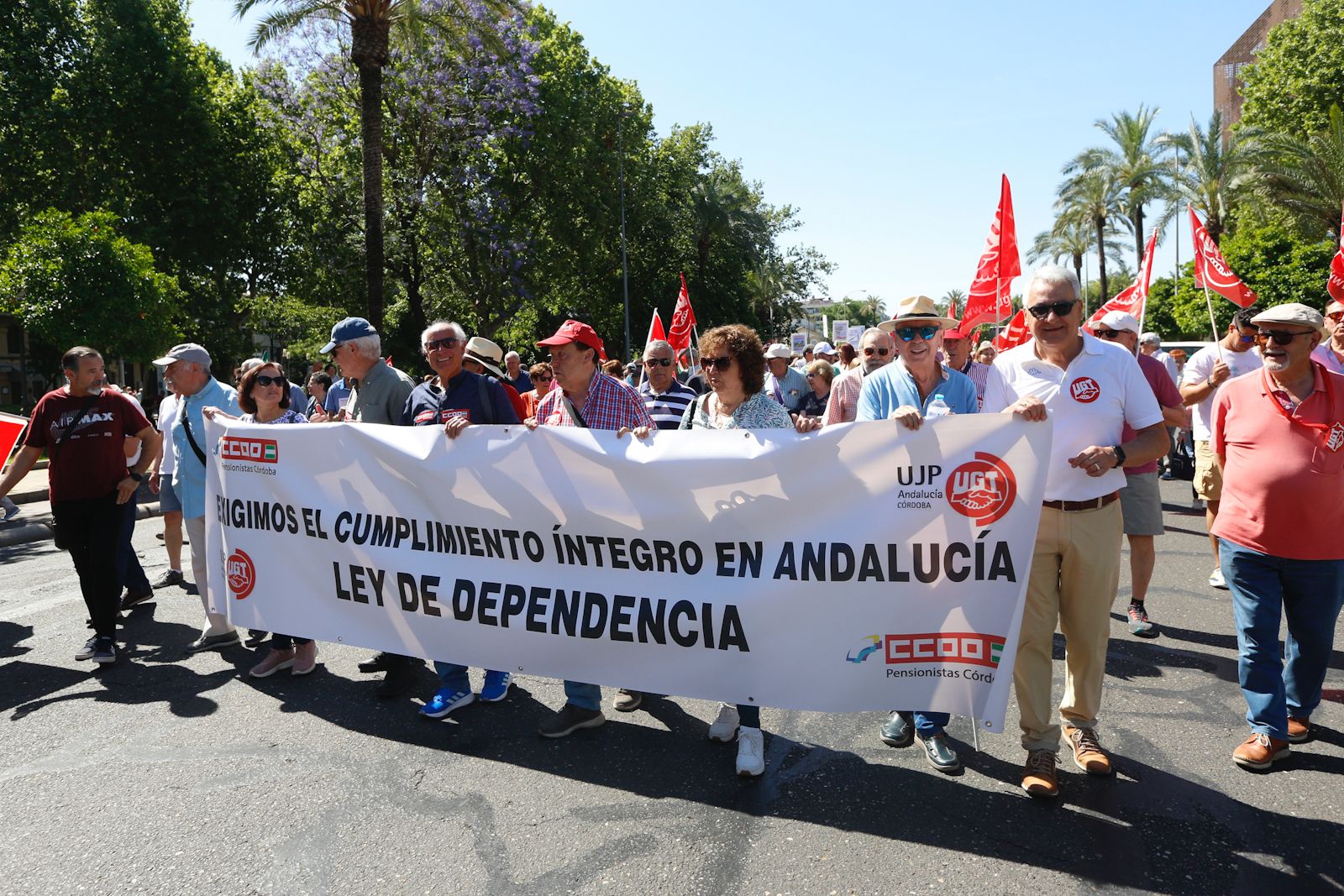 Manifestación por el Primero de Mayo en Córdoba