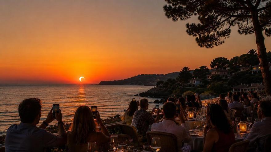 Los restaurantes con vistas al eclipse rozan el lleno en Mallorca