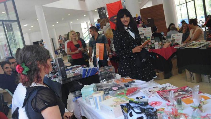 La pasada edición de la Feria del Coleccionismo de Mieres.