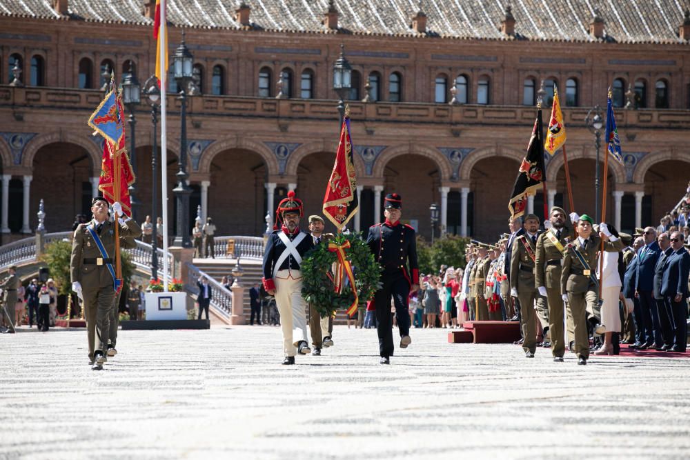 Jura de bandera civil en Sevilla.