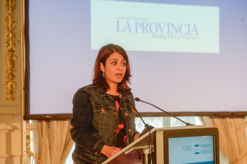 18-05-18. LAS PALMAS DE GRAN CANARIA.  Foro Adriana Lastra. FOTO: JOSÉ CARLOS GUERRA.  | 18/05/2018 | Fotógrafo: José Carlos Guerra