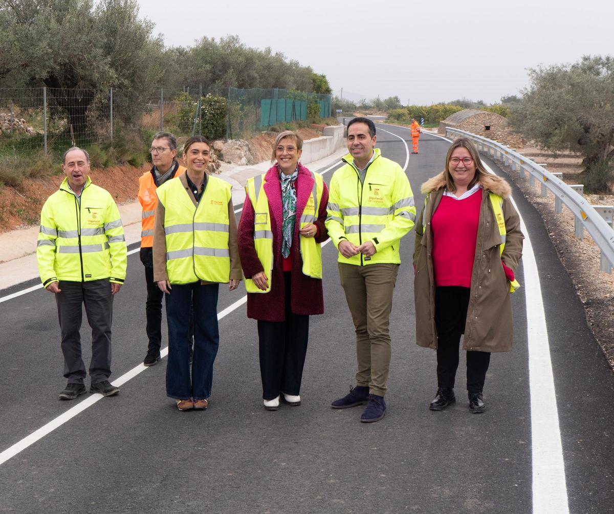 Visita a los trabajos, que mejorará el tráfico rodado e implementará la seguridad de la carretera.