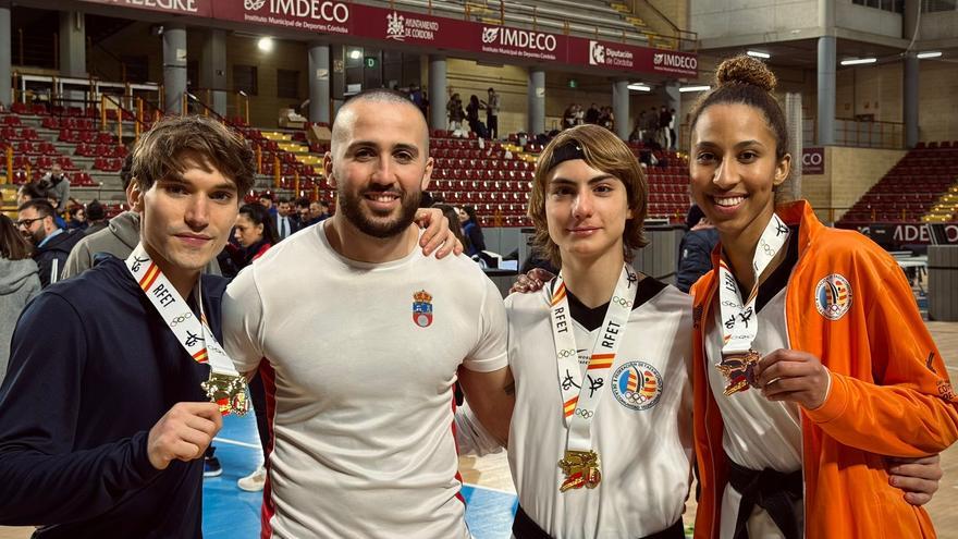 El Furyo Alicante logra un pleno de medallas en el Nacional sénior de taekwondo