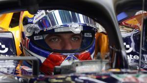 Max Verstappen, durante los test de Bahrein