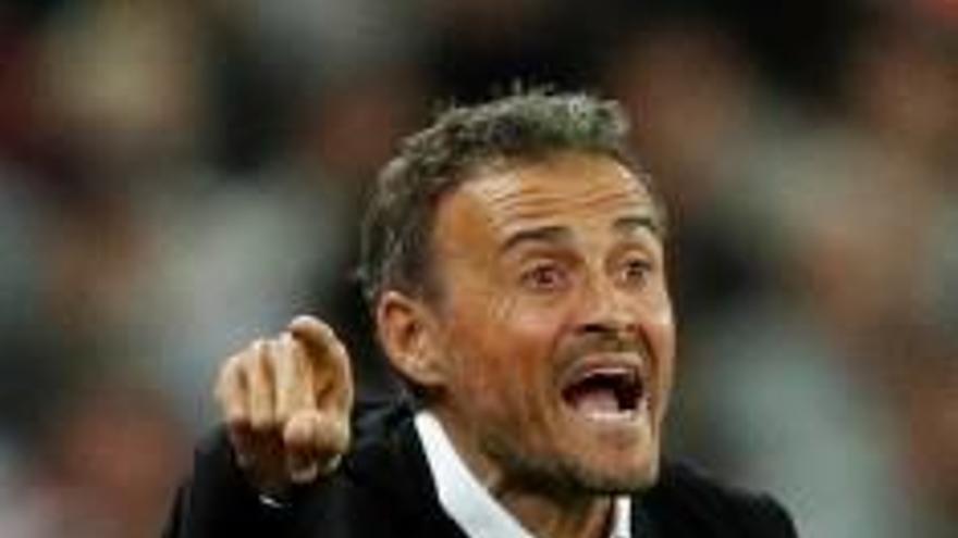 Luis Enrique, seleccionador.