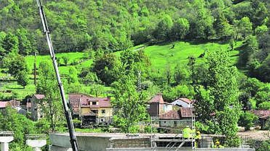 Obras del tramo Corigos-Cabañaquinta del Corredor del Aller.