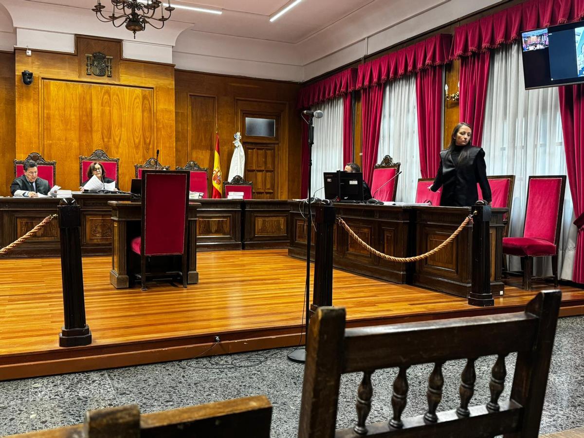 La acusada declaró en la Audiencia Provincial por videoconferencia