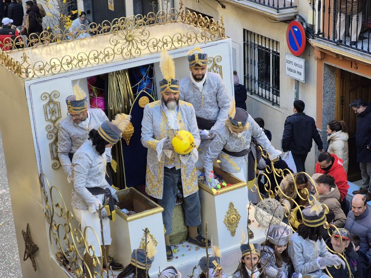 Cabalgatas en la provincia en la mañana de Reyes