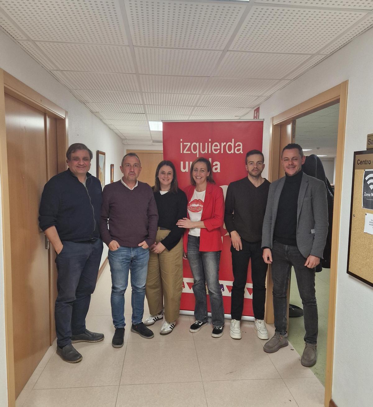 Alejandro Suárez, Ovidio Zapico, María José Miranda, Delia Campomanes, Juan Ponte y Roberto Ruiz.