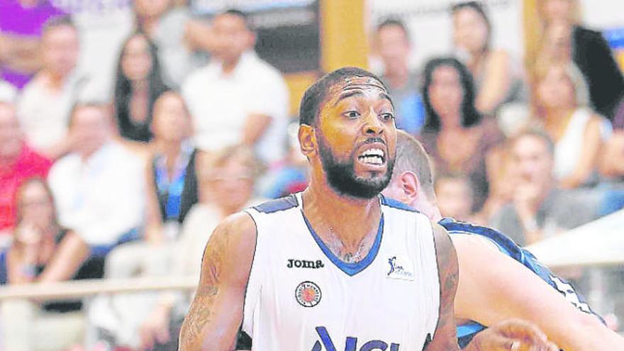 Jermaine Thomas, en un partit de l&#039;ICL Manresa