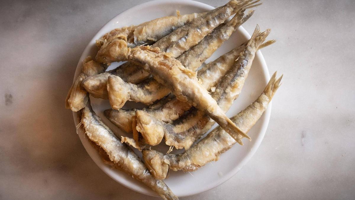 Los boquerones fritos de La Plata.