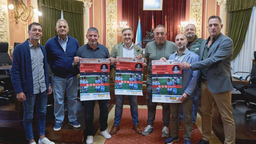 Presentación del torneo de fútbol base que cita a los equipos ourensanos en Velle. |  // FDV