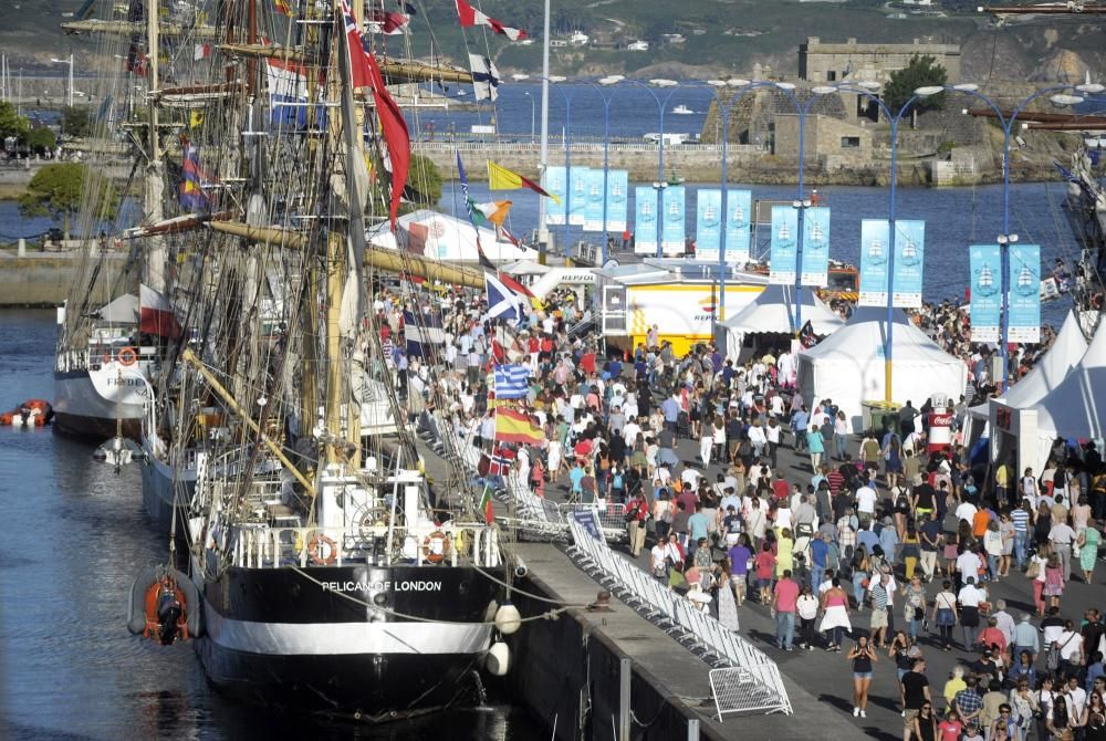 A Coruña, puerto final de la Tall Ships Races 2016