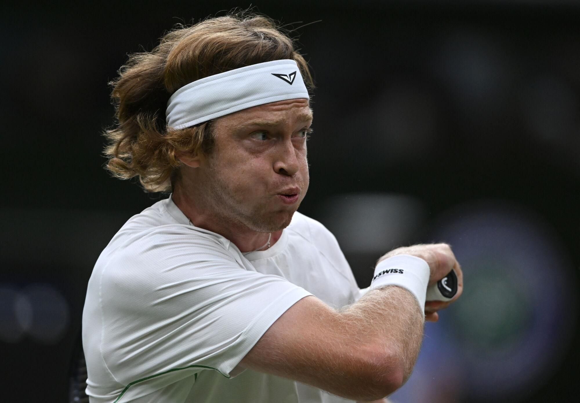 Wimbledon: Andrey Rublev - Carlos Alcaraz, en imágenes.