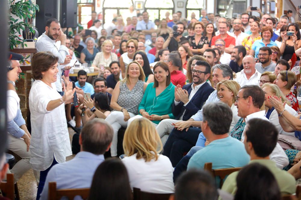 Acto de Sáenz de Santamaría en Alboraia