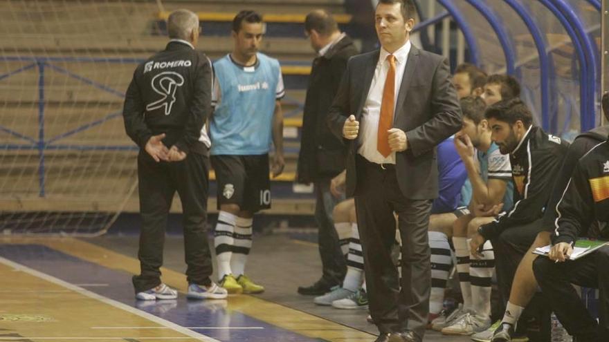 Juan Carlos Guillamón, entrenador del Plásticos Romero Cartagena.