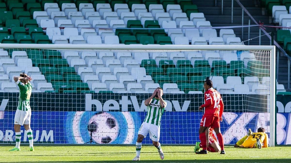 Nabil Fekir of Real Betis during LaLiga  football match played between Real Betis Balompie and Sevilla Futbol Club at Benito Villamarin Stadium on January 2  2021 in Sevilla  Spain   AFP7   02 01 2021 ONLY FOR USE IN SPAIN