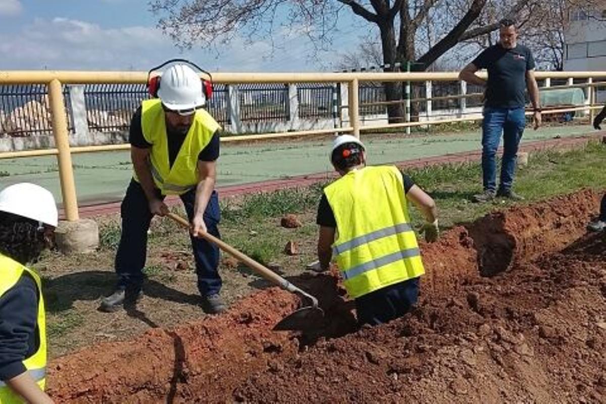 Alumnado en el Centro Impulsa Duque de Rivas de la oenegé CIC Batá