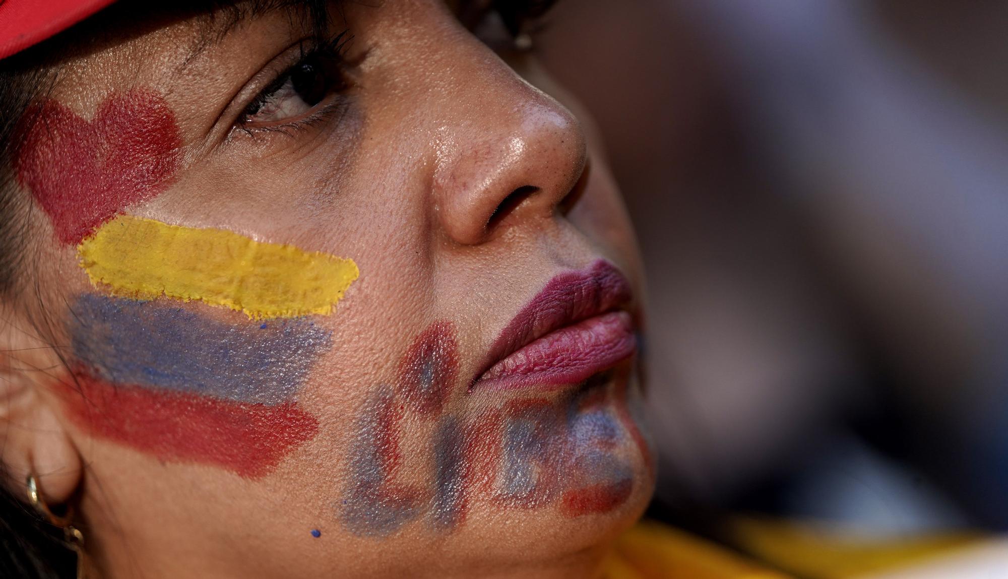 Acto 'Con Venezuela' para defender y respaldar a Edmundo González, frente al Congreso de los Diputados