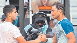 Nadal y Alcaraz en el Mutua Madrid Open