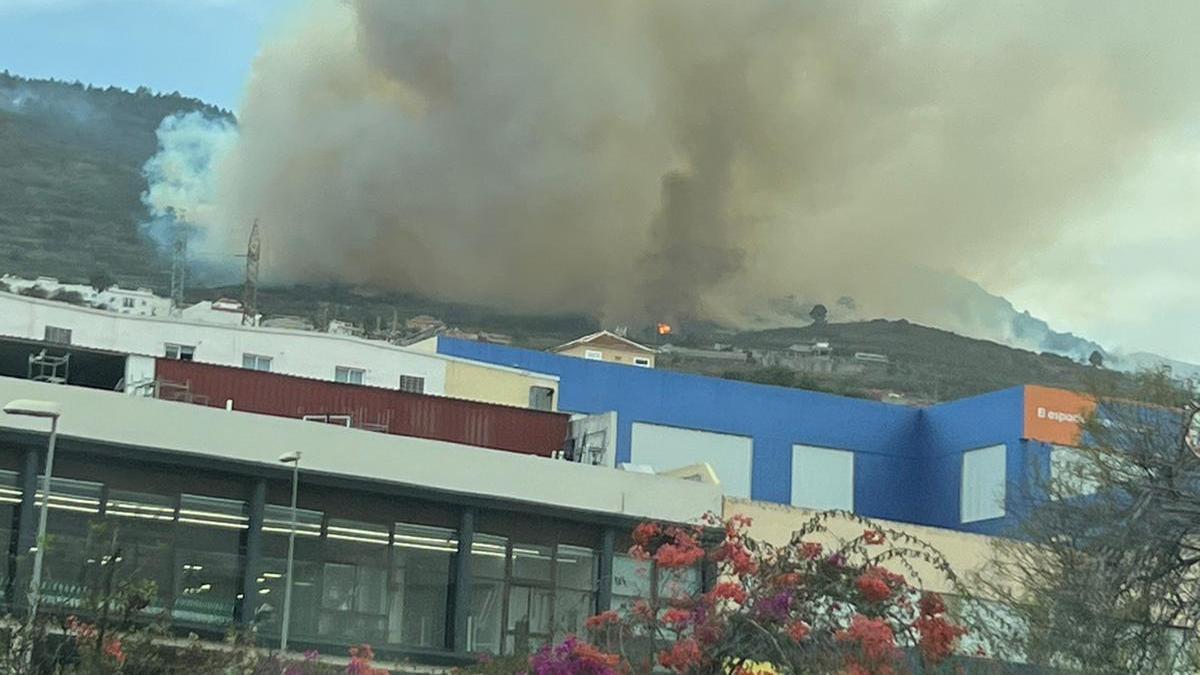 Reactivación en el incendio de Tenerife