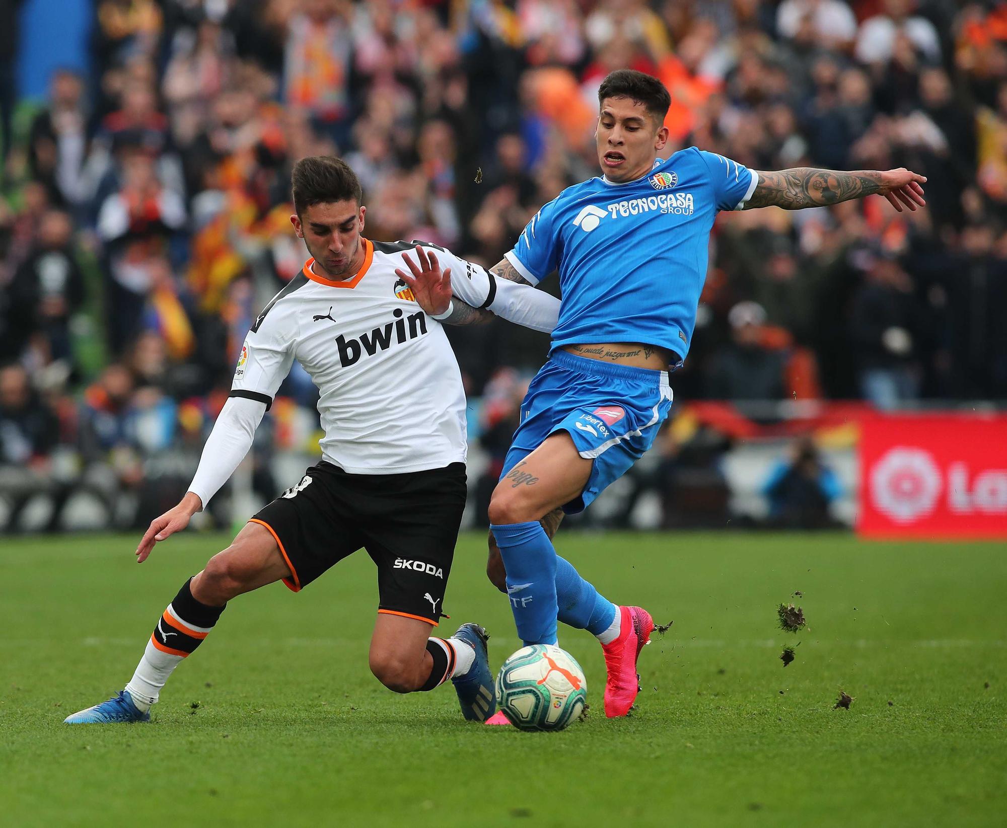 Los enfrentamientos Valencia CF - Getafe con Bordalás en el banquillo madrileño