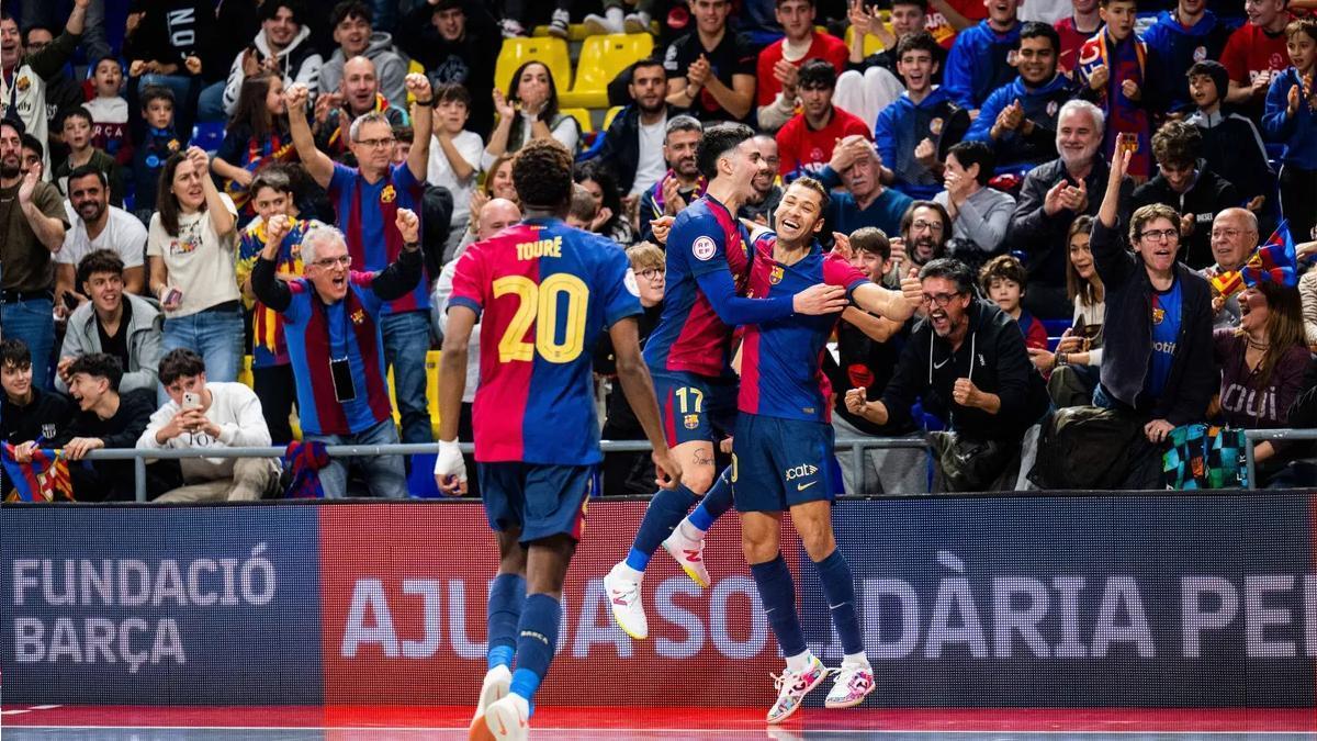 Barcelona venció a Palma Futsal (7-3) en el Palau Blaugrana