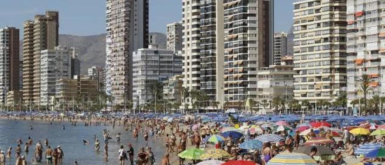 Edificios de apartamentos en Benidorm.