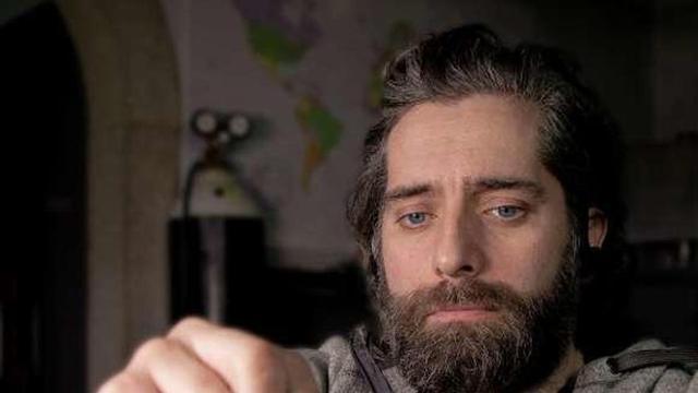 Pablo Cimadevila en su taller de Pontevedra. // P.C.