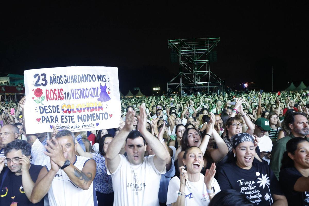 Así fue el concierto de "La Oreja de Van Gogh" en Gijón