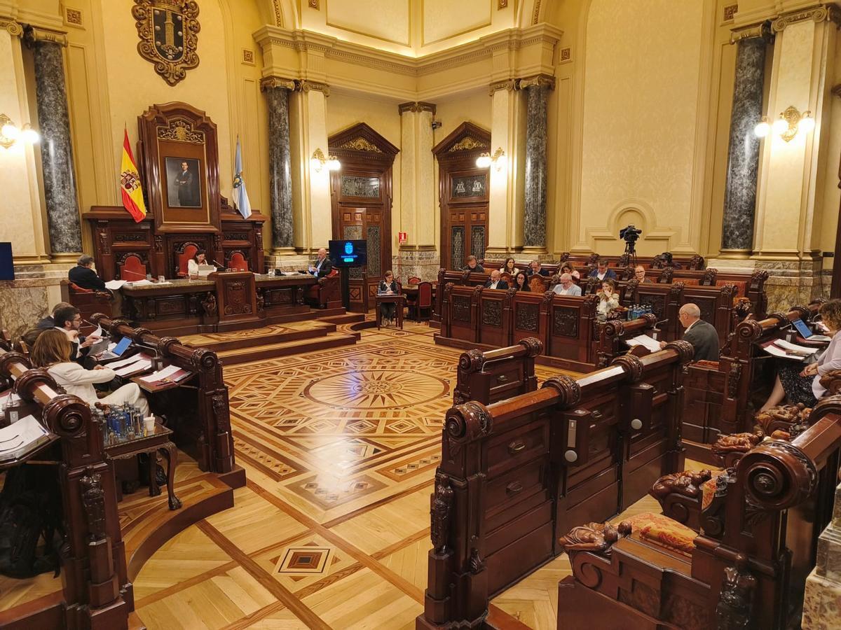 Pleno de A Coruña.