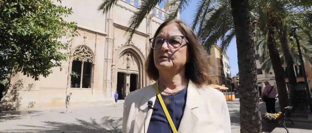 Feli Marcos, histórica vecina de la Llonja de Palma, sobre la sentencia a favor de los bares: "Es un problema de salud pública"