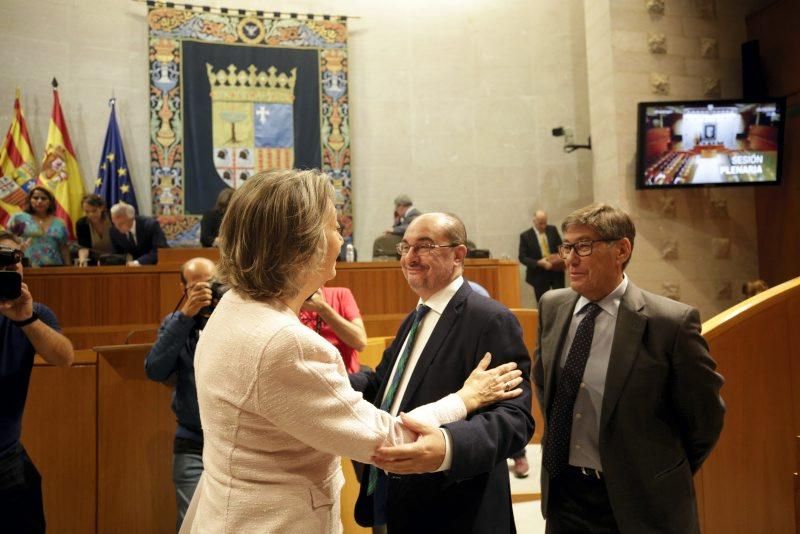 Primera sesión de la X Legislatura de las Cortes de Aragón