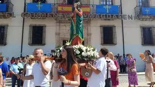 Cangas del Narcea disfruta con el día de la patrona y lanza su última gran tirada: 4.20 minutos para honrar a La Magdalena