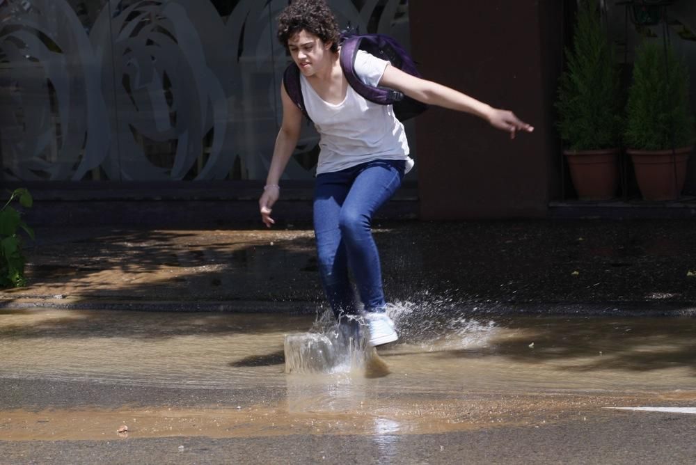 Inundació del Carrer Migdia de Girona