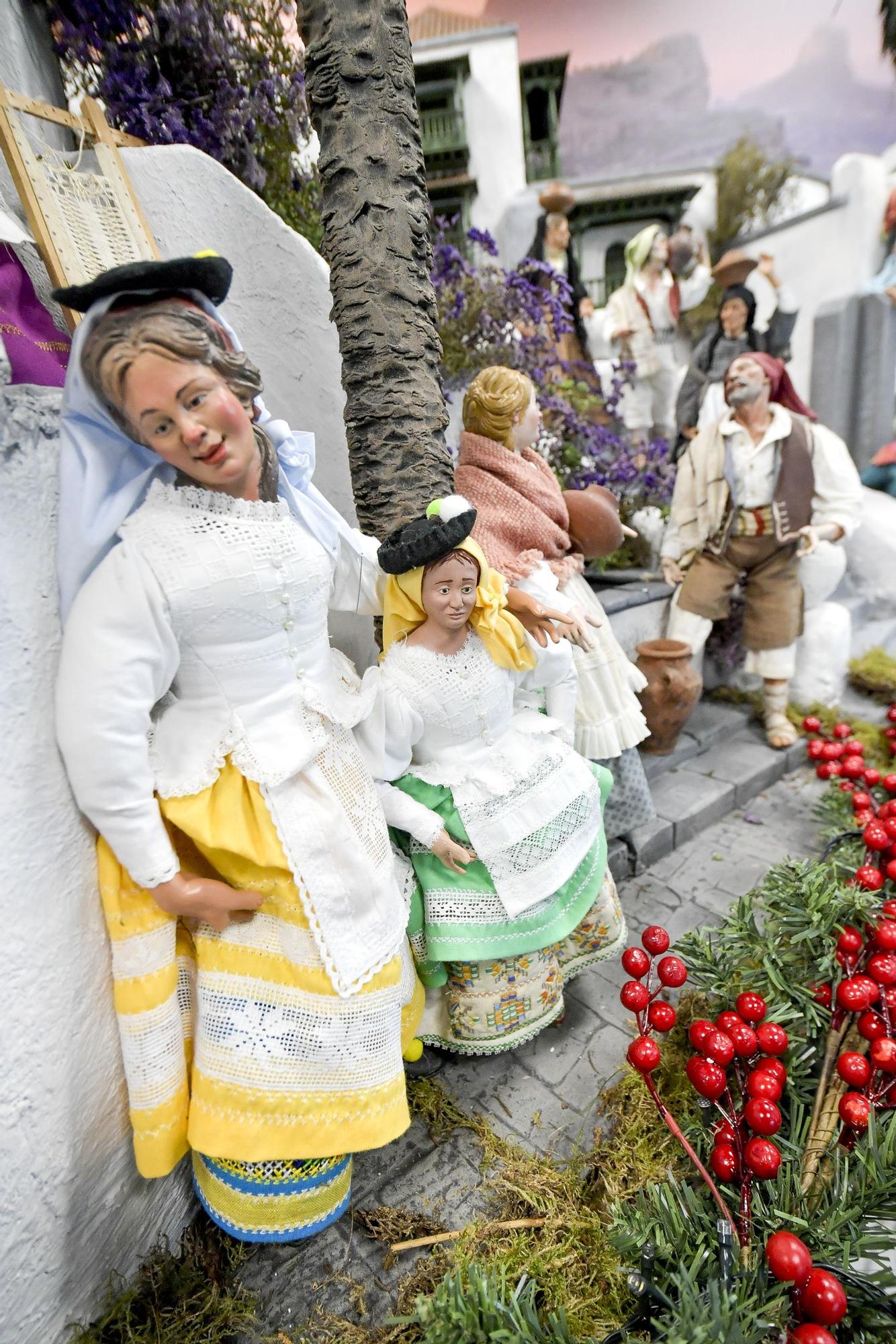 Inauguración del belén de Hiperdino