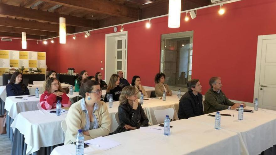 Participantes en la charla celebrada ayer. | FDV