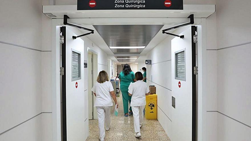 Personal sanitario, en un hospital de la provincia