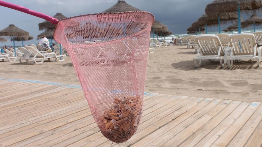 La playa del Cabanyal acoge una recogida de colillas a finales de julio