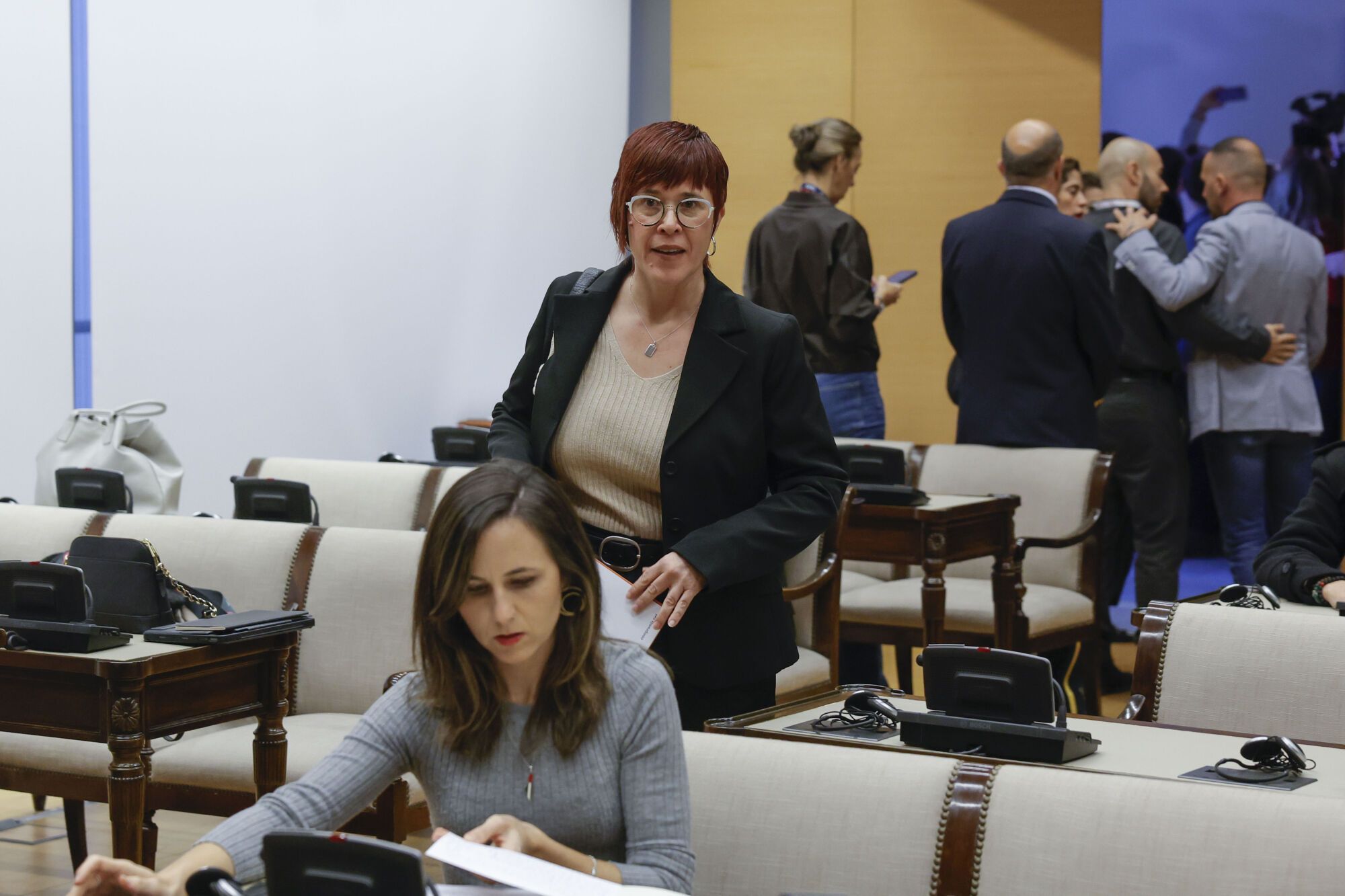 El 'president' en funciones de la Generalitat Valenciana, Carlos Mazón, durante su comparecencia en la comisión de investigación de la dana en el Congreso