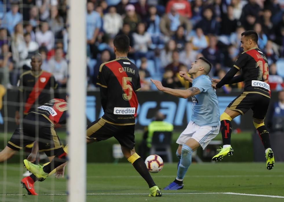 Las fotografías del partido en Balaídos entre Celta y Rayo Vallecano