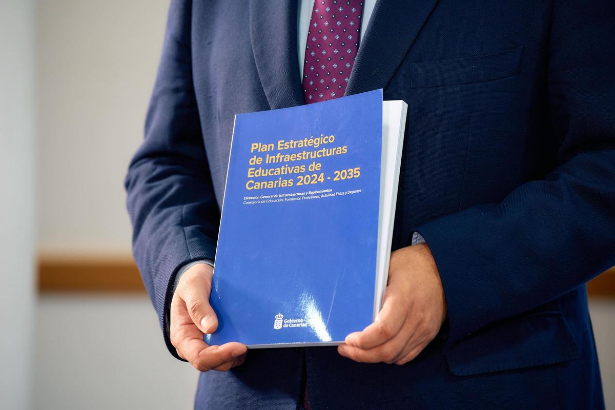 Imagen de archivo de la presentación del Plan Estratégico de Infraestructuras Educativas 2024 2035.